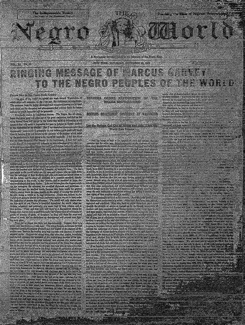 Front page, November 12, 1921