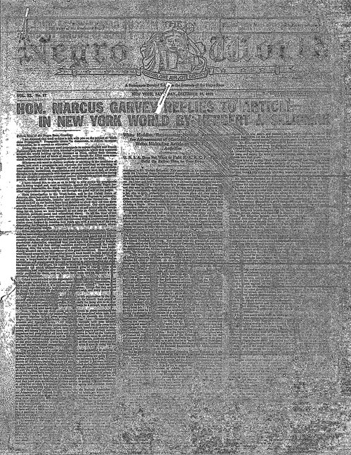 Front page, December 10, 1921
