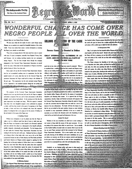 Front page, April 1, 1922