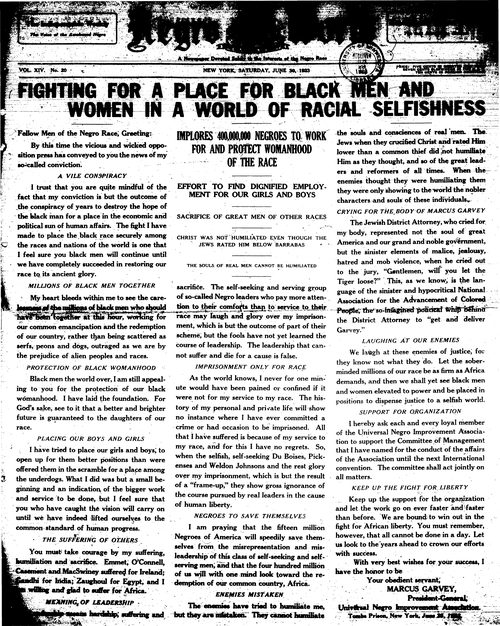 Front page, June 30, 1923