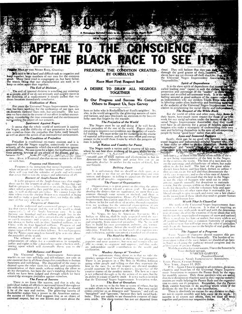 Front page, August 18, 1923