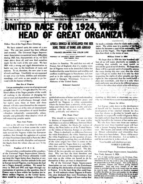 Front page, January 5, 1924