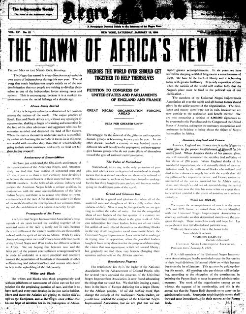 Front page, January 12, 1924
