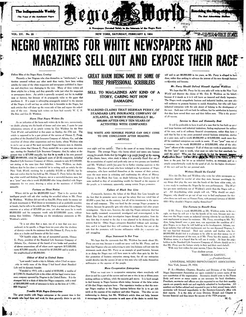 Front page, February 2, 1924