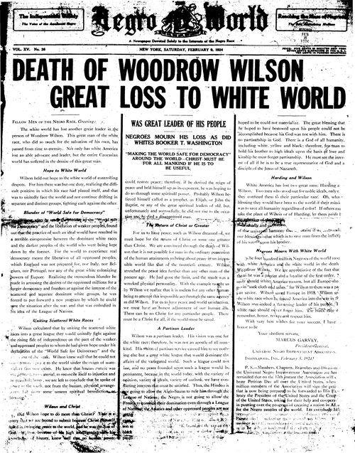 Front page, February 9, 1924