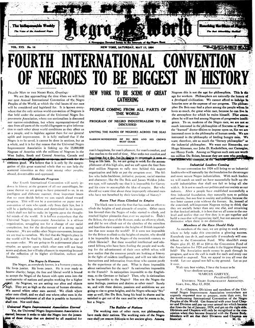Front page, May 17, 1924