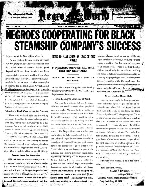 Front page, May 24, 1924