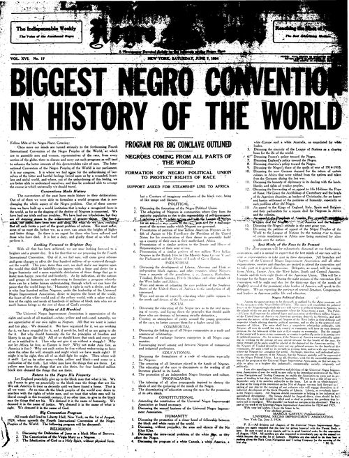 Front page, June 7, 1924