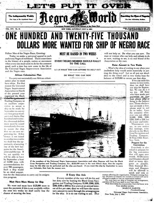 Front page, July 5, 1924