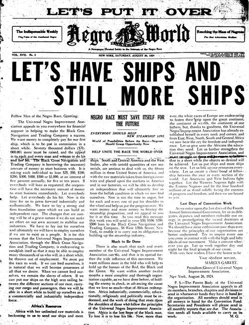 Front page, August 30, 1924