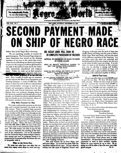 Front page, September 27, 1924