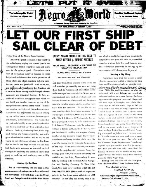 Front page, October 11, 1924