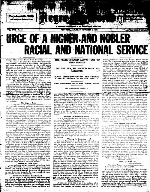 Front page, November 8, 1924