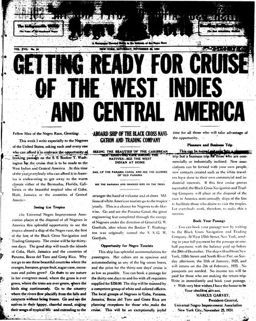 Front page, November 29, 1924