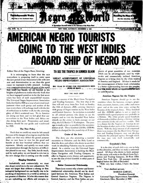 Front page, December 6, 1924