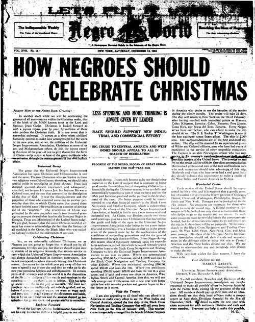 Front page, December 13, 1924