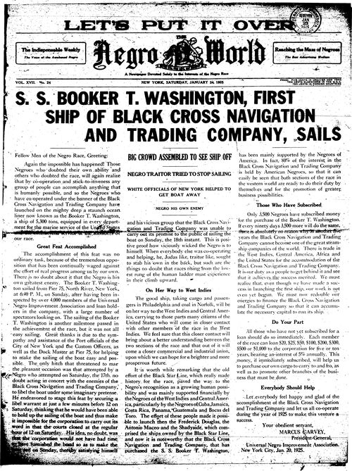 Front page, January 24, 1925