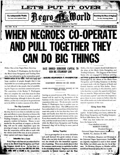 Front page, January 31, 1925