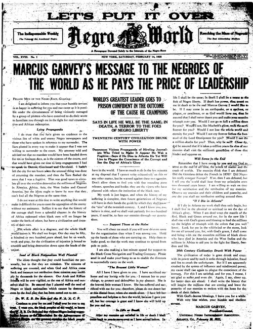 Front page, February 14, 1925
