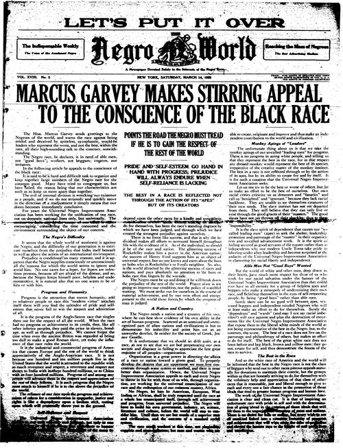 Front page, March 14, 1925