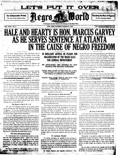 Front page, March 21, 1925