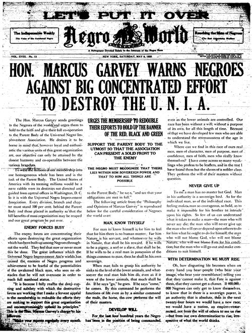 Front page, May 9, 1925