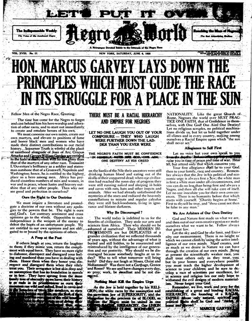 Front page, June 6, 1925