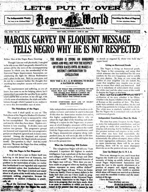 Front page, June 27, 1925