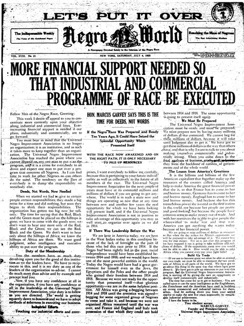 Front page, July 4, 1925