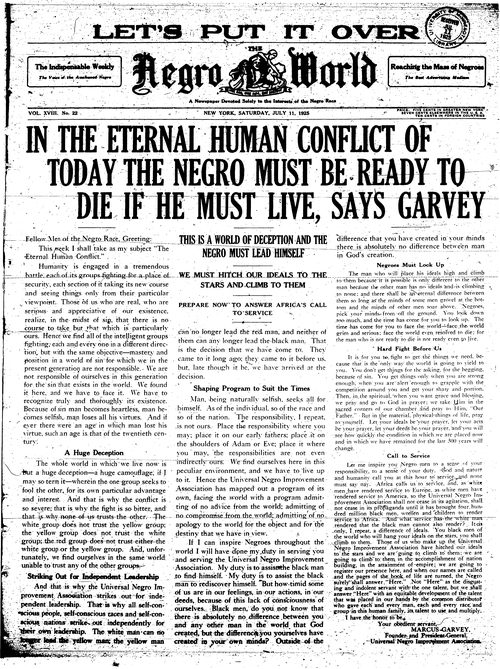 Front page, July 11, 1925