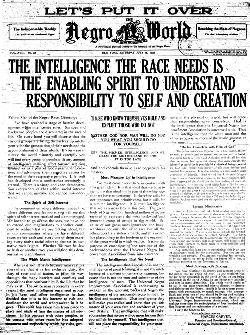 Front page, July 18, 1925