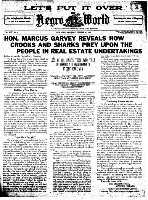 Front page, October 17, 1925