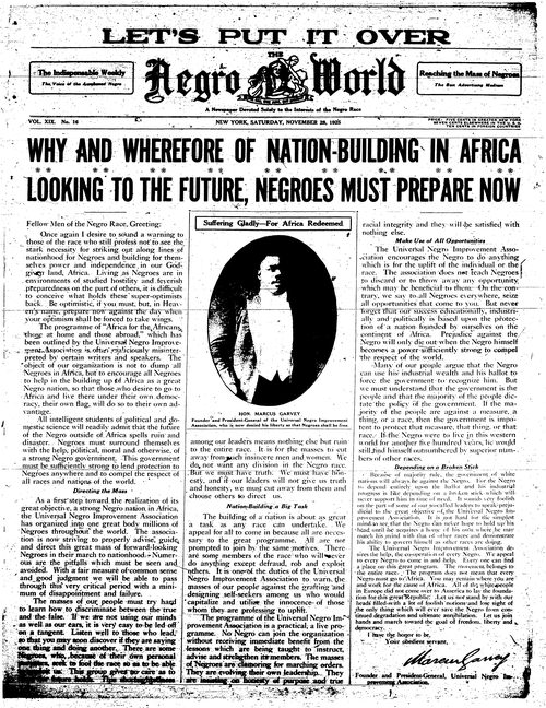 Front page, November 28, 1925