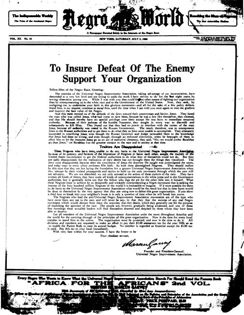 Front page, July 3, 1926
