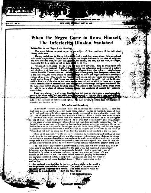 Front page, July 17, 1926