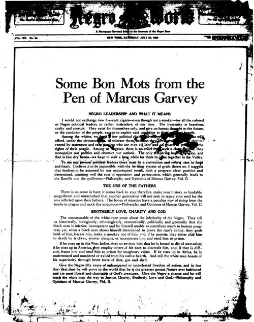 Front page, July 24, 1926