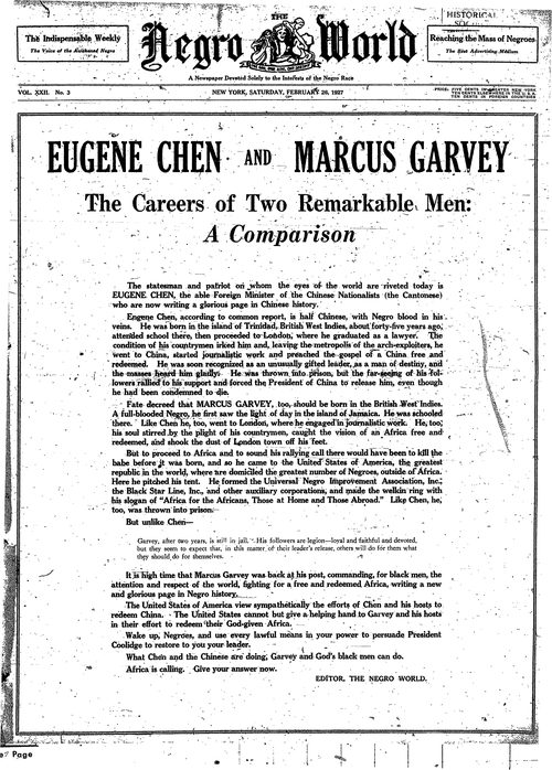 Front page, February 26, 1927