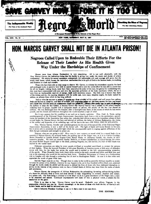 Front page, May 21, 1927