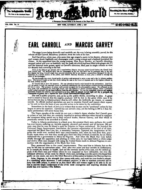 Front page, June 4, 1927