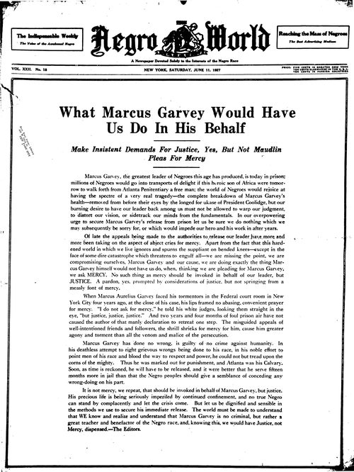 Front page, June 11, 1927