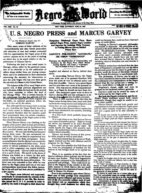 Front page, June 18, 1927