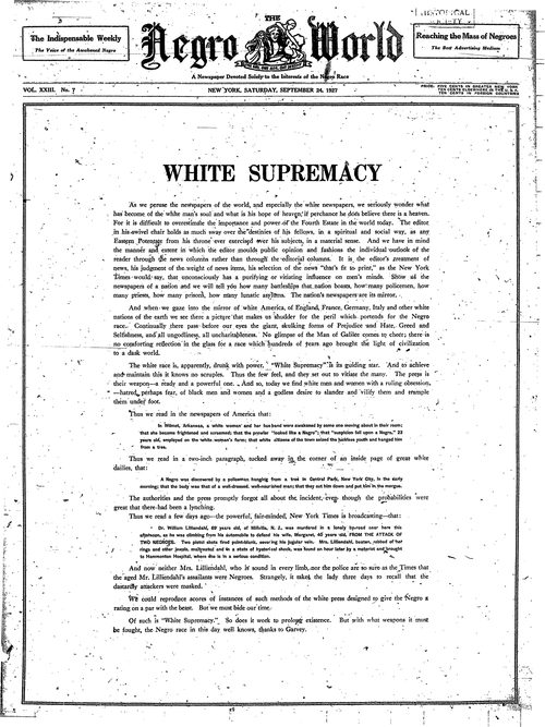 Front page, September 24, 1927