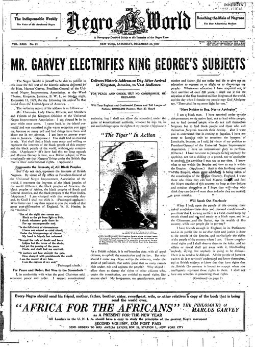 Front page, December 31, 1927