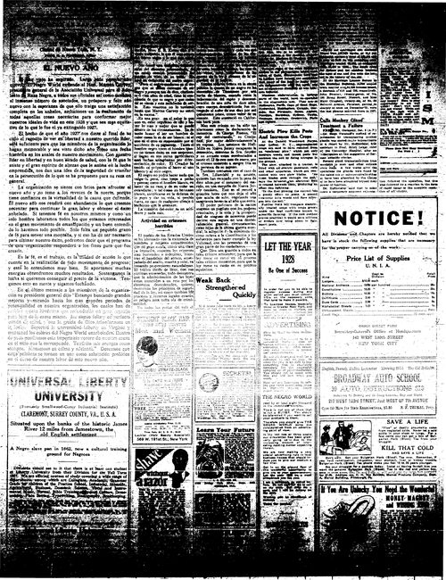 Front page, January 21, 1928