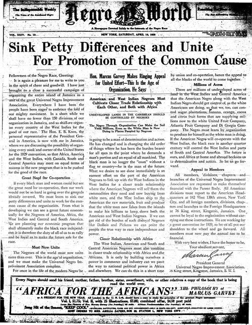 Front page, April 14, 1928