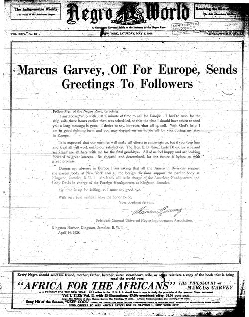Front page, May 5, 1928