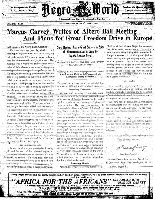 Front page, June 23, 1928