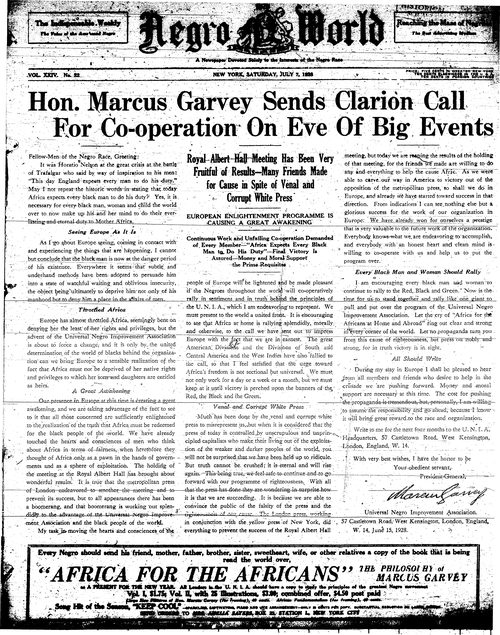 Front page, July 7, 1928