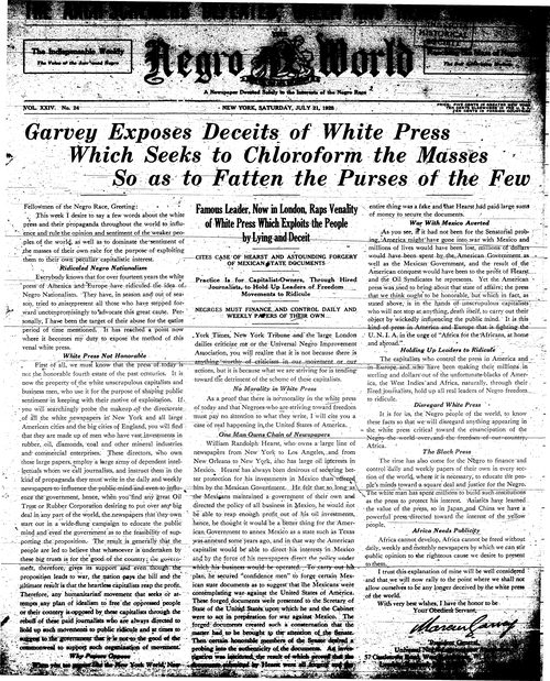 Front page, July 21, 1928