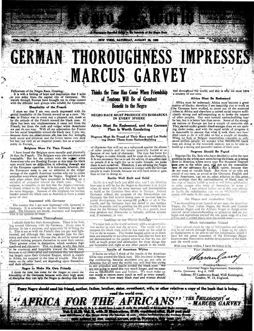 Front page, August 25, 1928